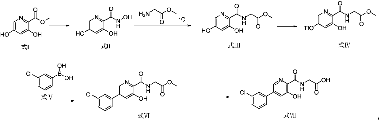Preparation method and application of picolinamide
