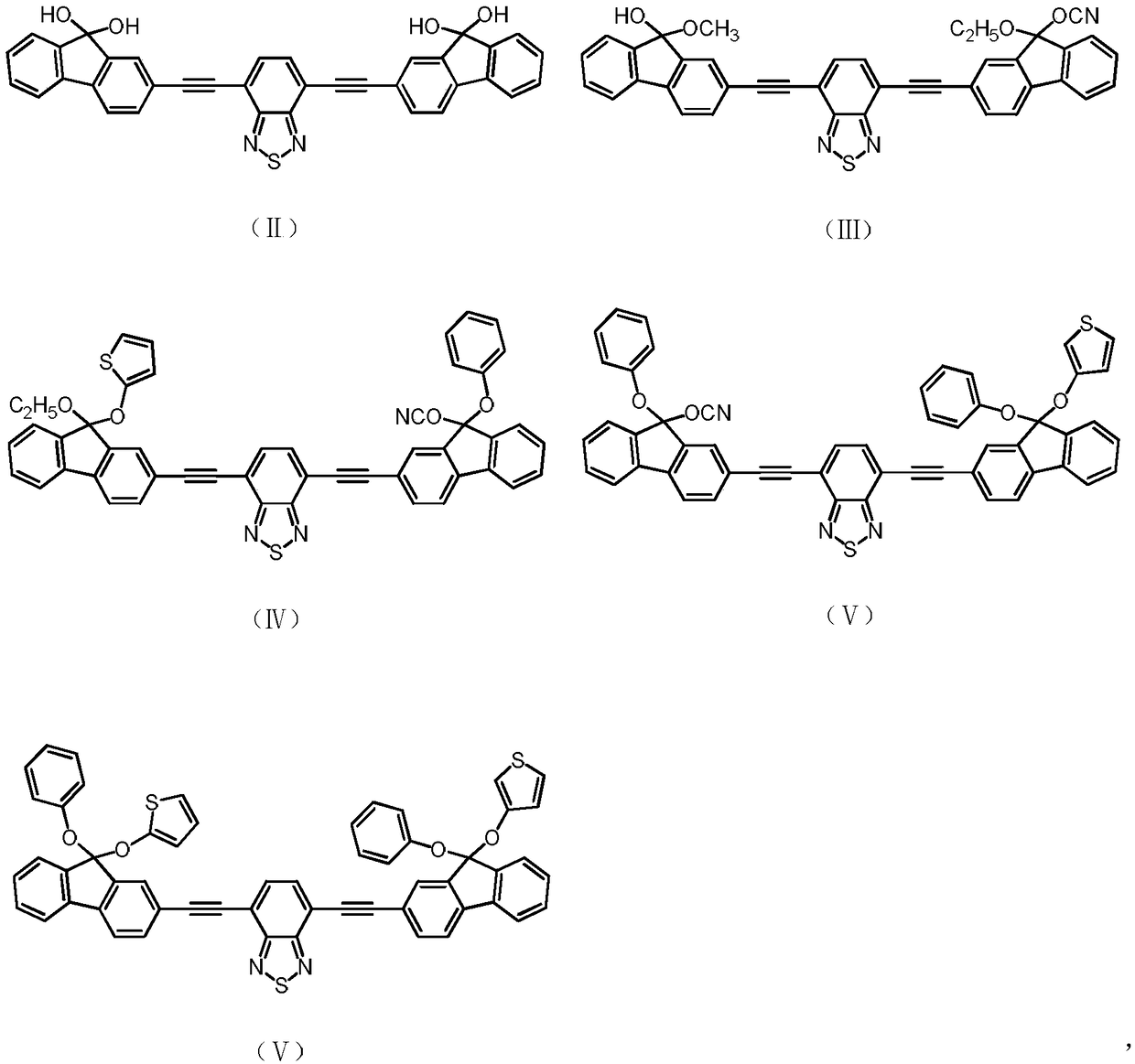 Yellow light excited fluorescent dye as well as preparation method and application thereof