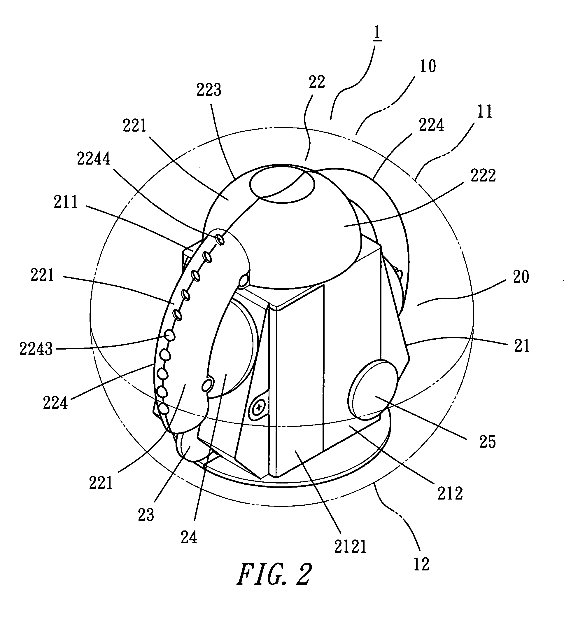 Automatically rotatable lamp ball