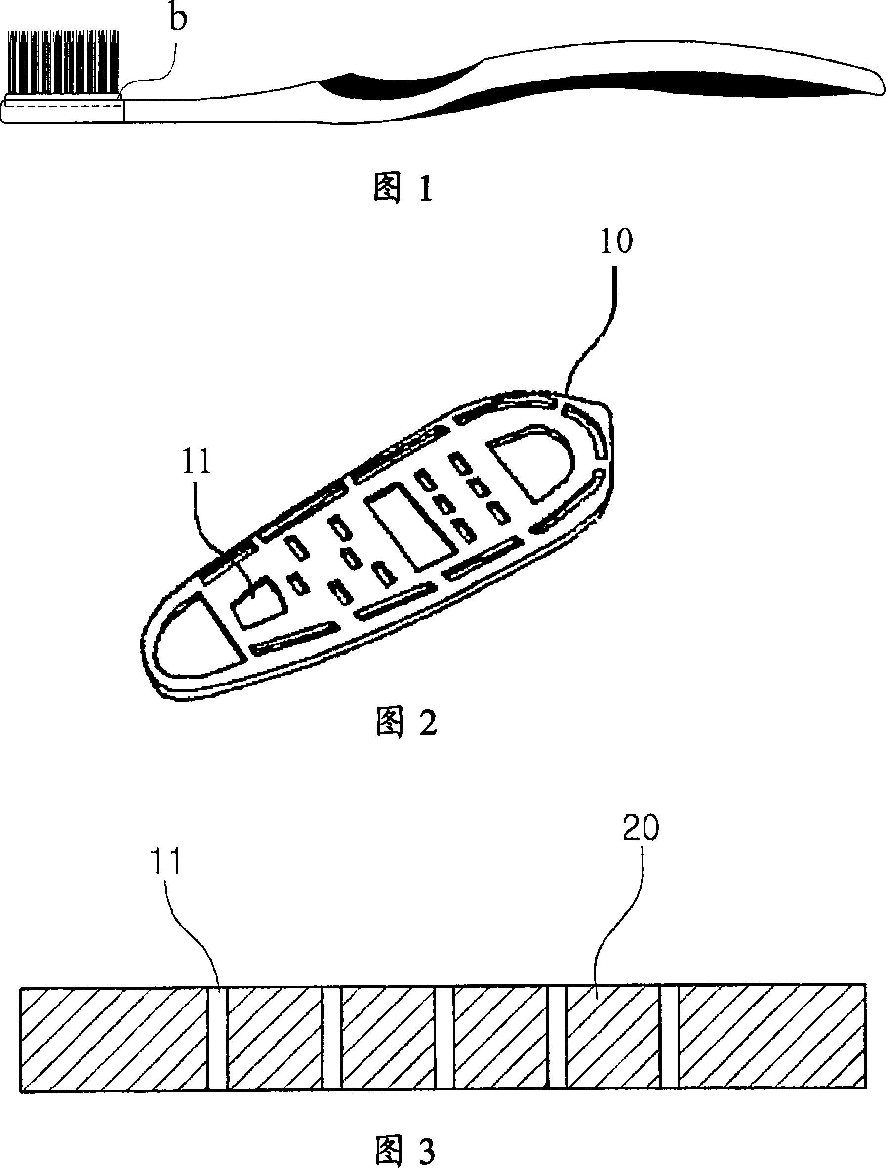 Toothbrush having pressure relief unit and method of producing the same