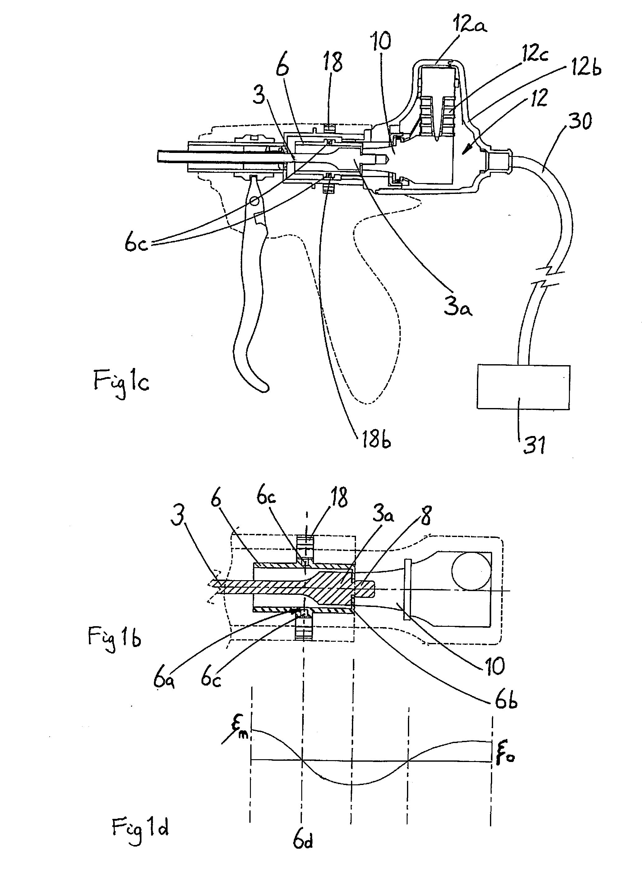 Ergonomic handpiece for laparoscopic and open surgery