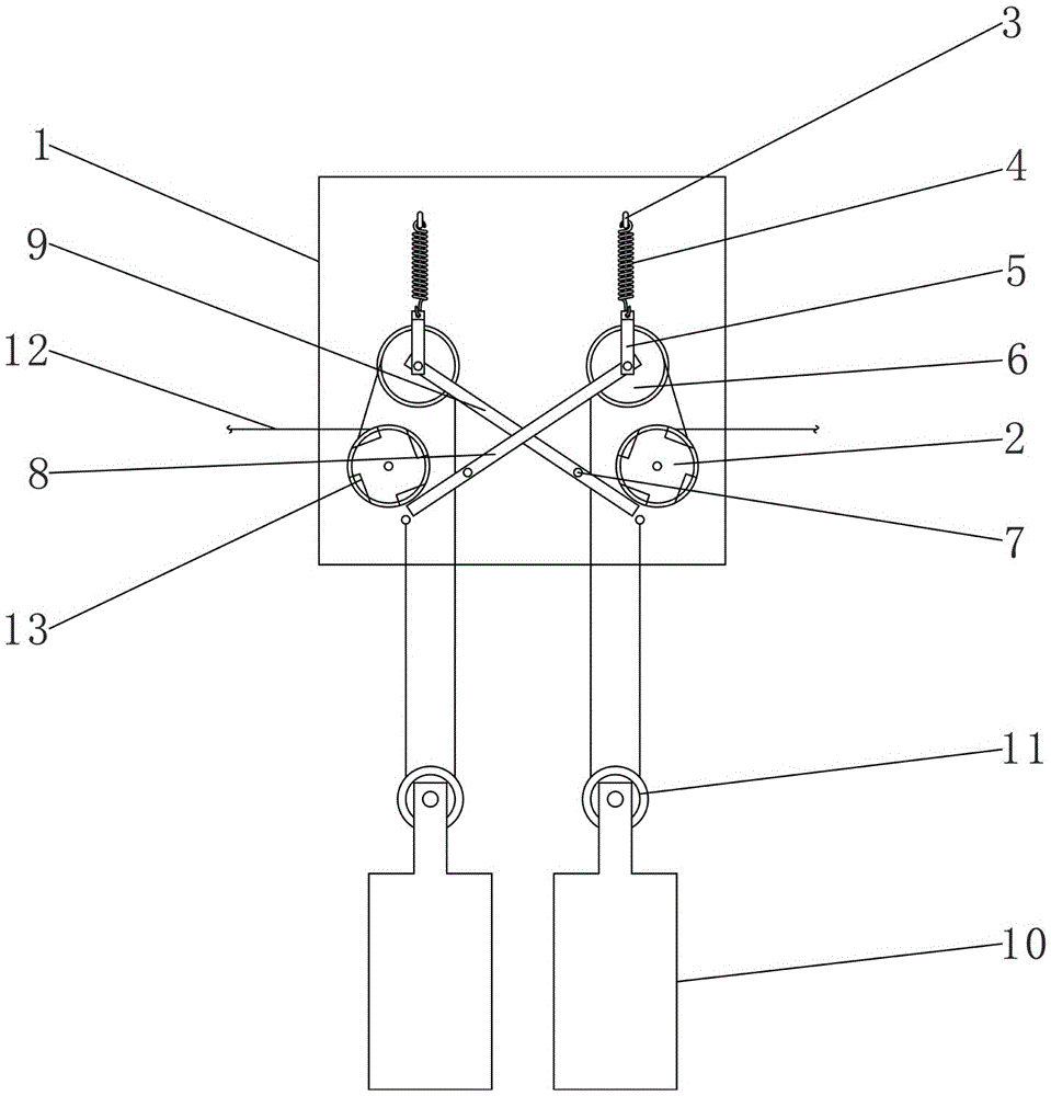 Air door locking device