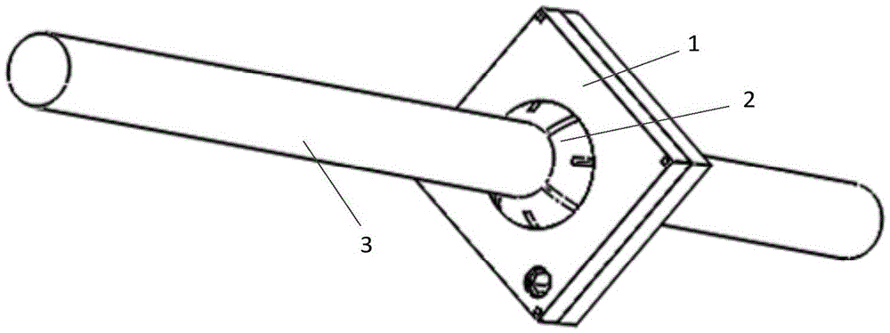Supporting device adjustable in all directions