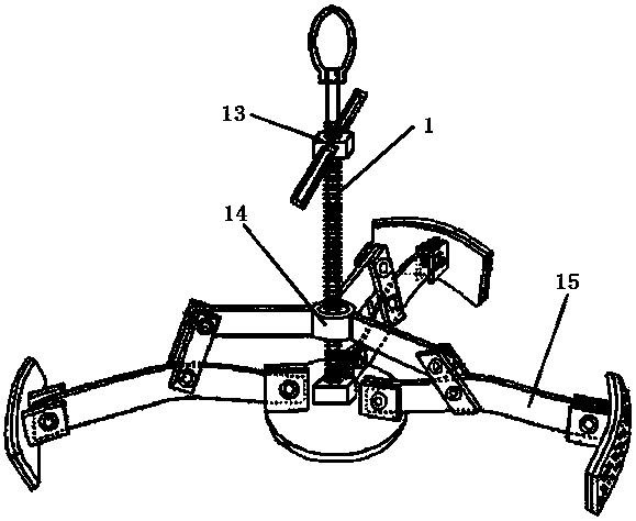 Lifting and transporting tool for crucible