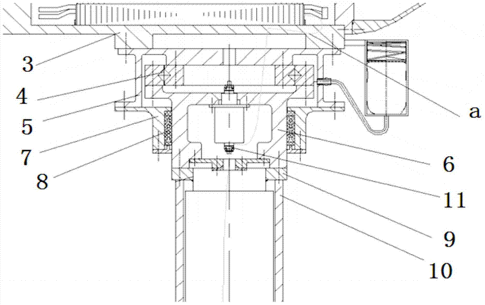 A self-convection horizontal axis tidal current energy generation device