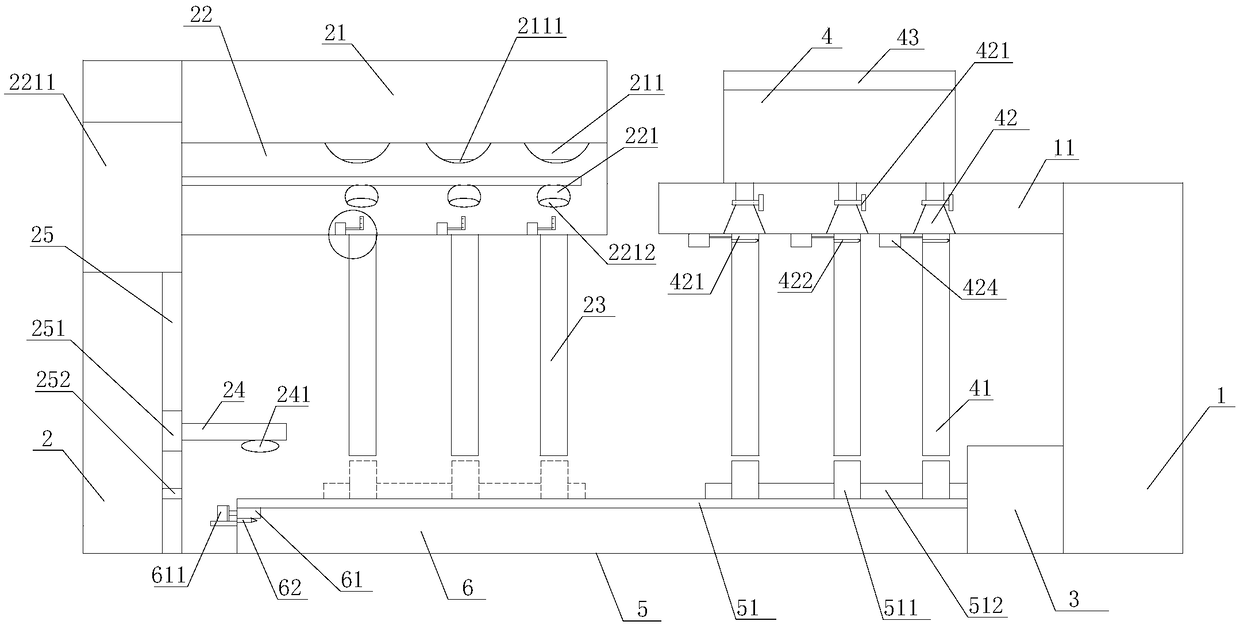 A capsule filling device with high degree of automation