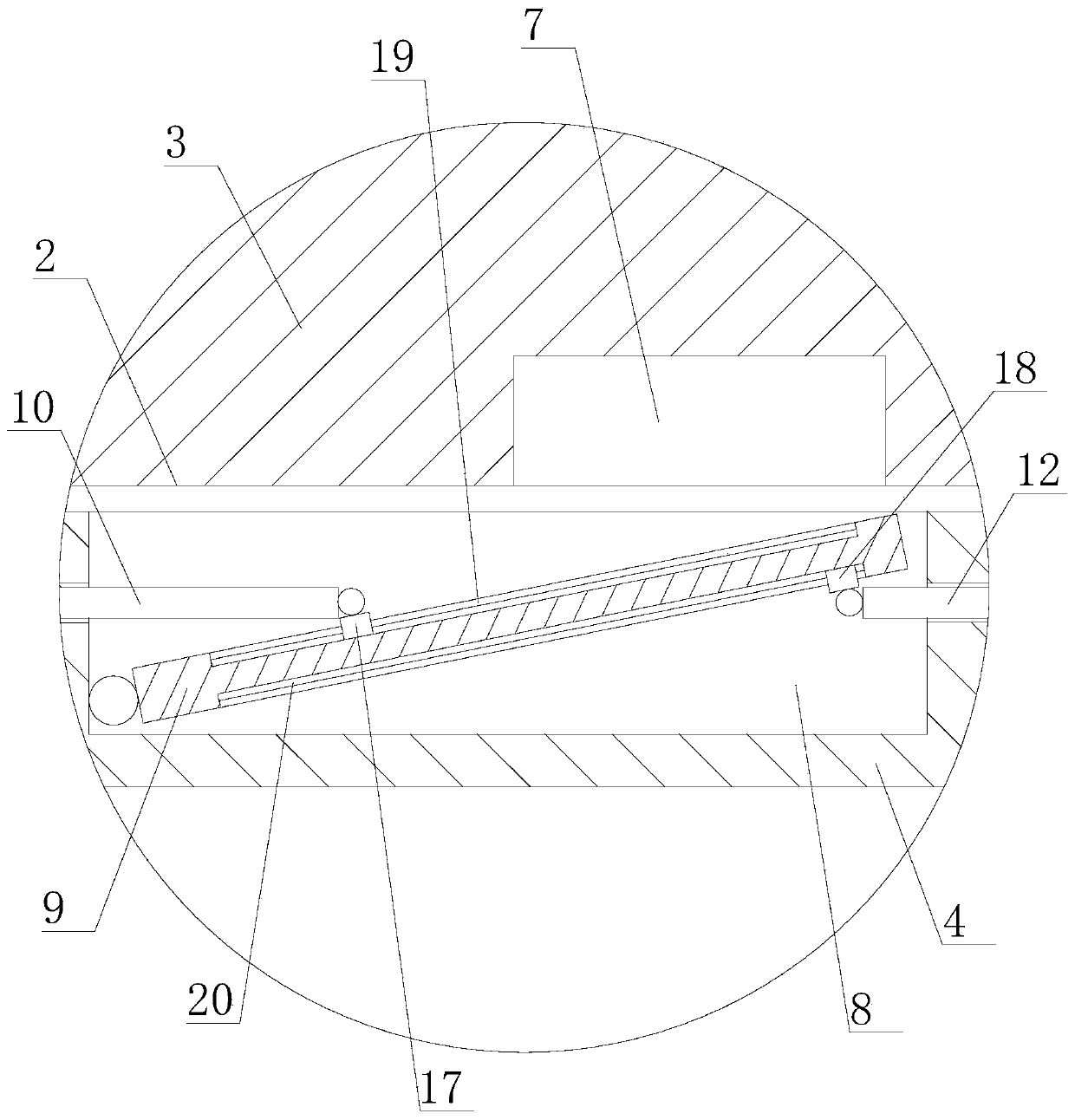 Fixing device of tree infusion syringe needle