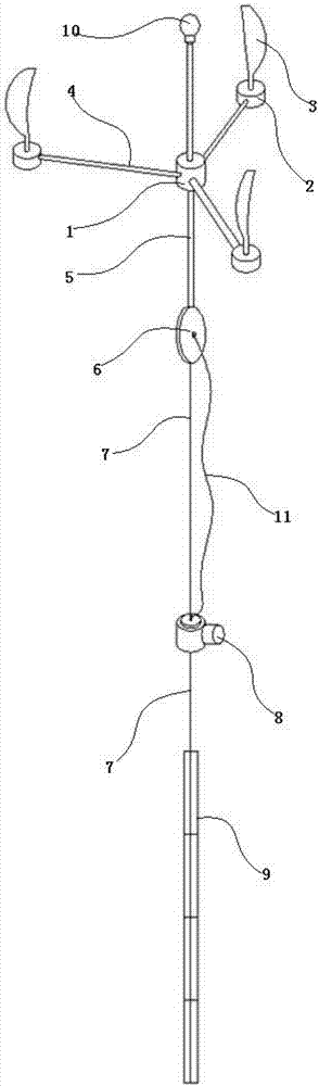 Depth-adjusting self-rotating fish finder, use method thereof, and fish-finding array formed thereby