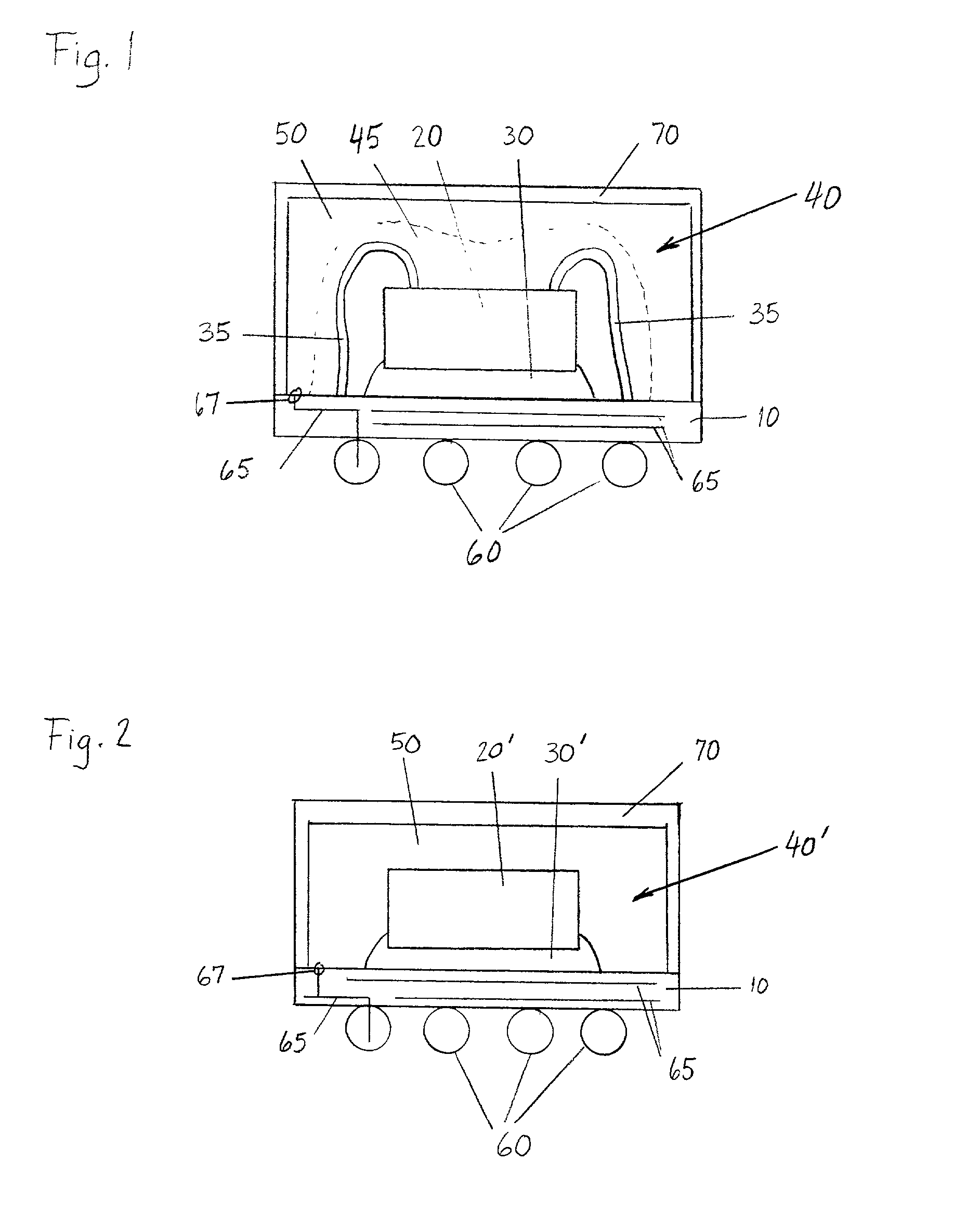 Integrated EMC shield for integrated circuits and multiple chip modules