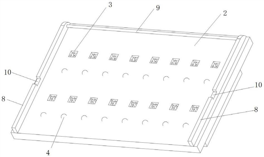 Air quality sensor electrical property batch test device