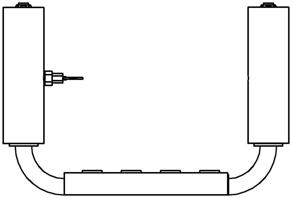 Automatic retraction type pedal mechanism mounted at front end of wheeled armored vehicle