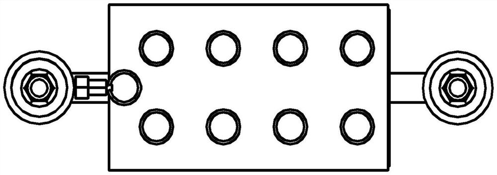 Automatic retraction type pedal mechanism mounted at front end of wheeled armored vehicle