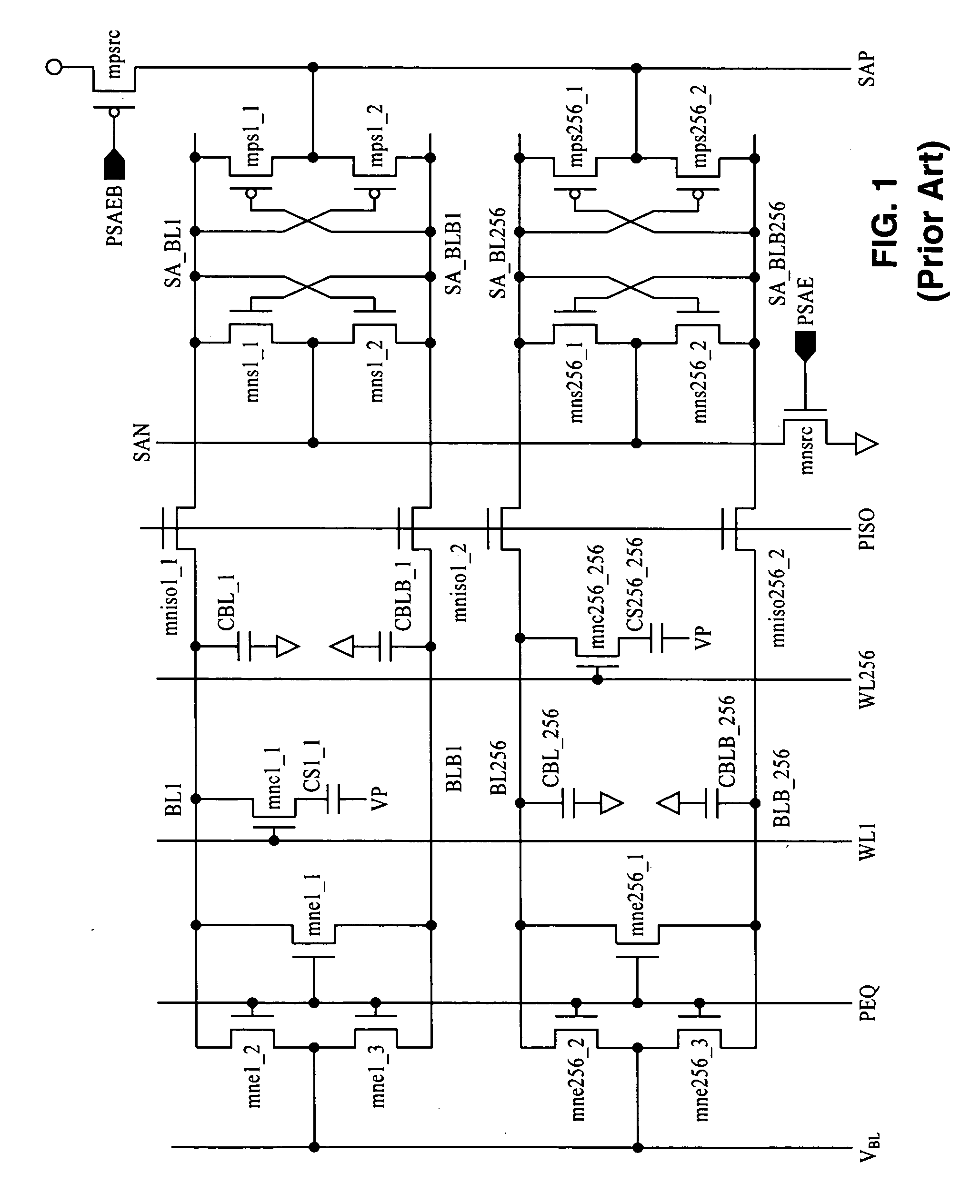 Low voltage operation dram control circuits