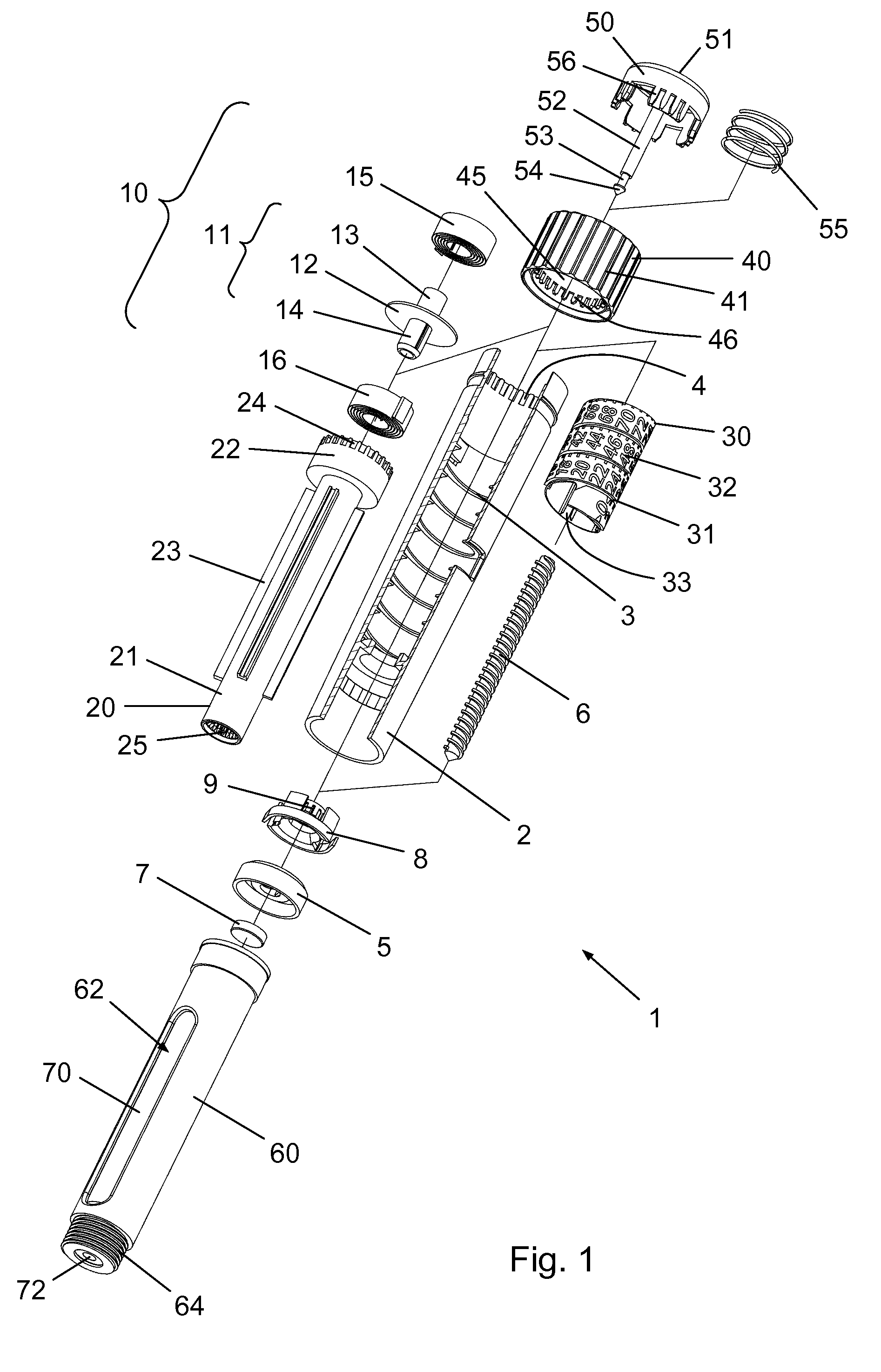Drug Delivery Device with Compact Power Unit