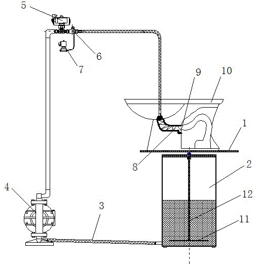 Rotary type self-glazing elbow pipe glazing device and glazing method thereof