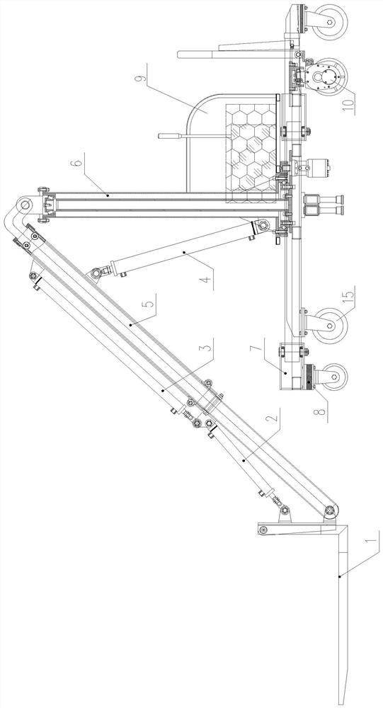 Forking and lifting dual-purpose loading and unloading machine