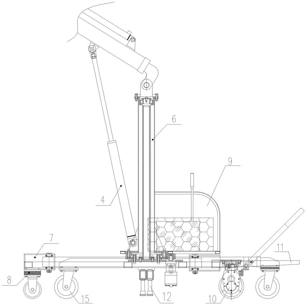 Forking and lifting dual-purpose loading and unloading machine