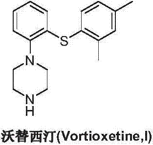 Preparation method of vortioxetine