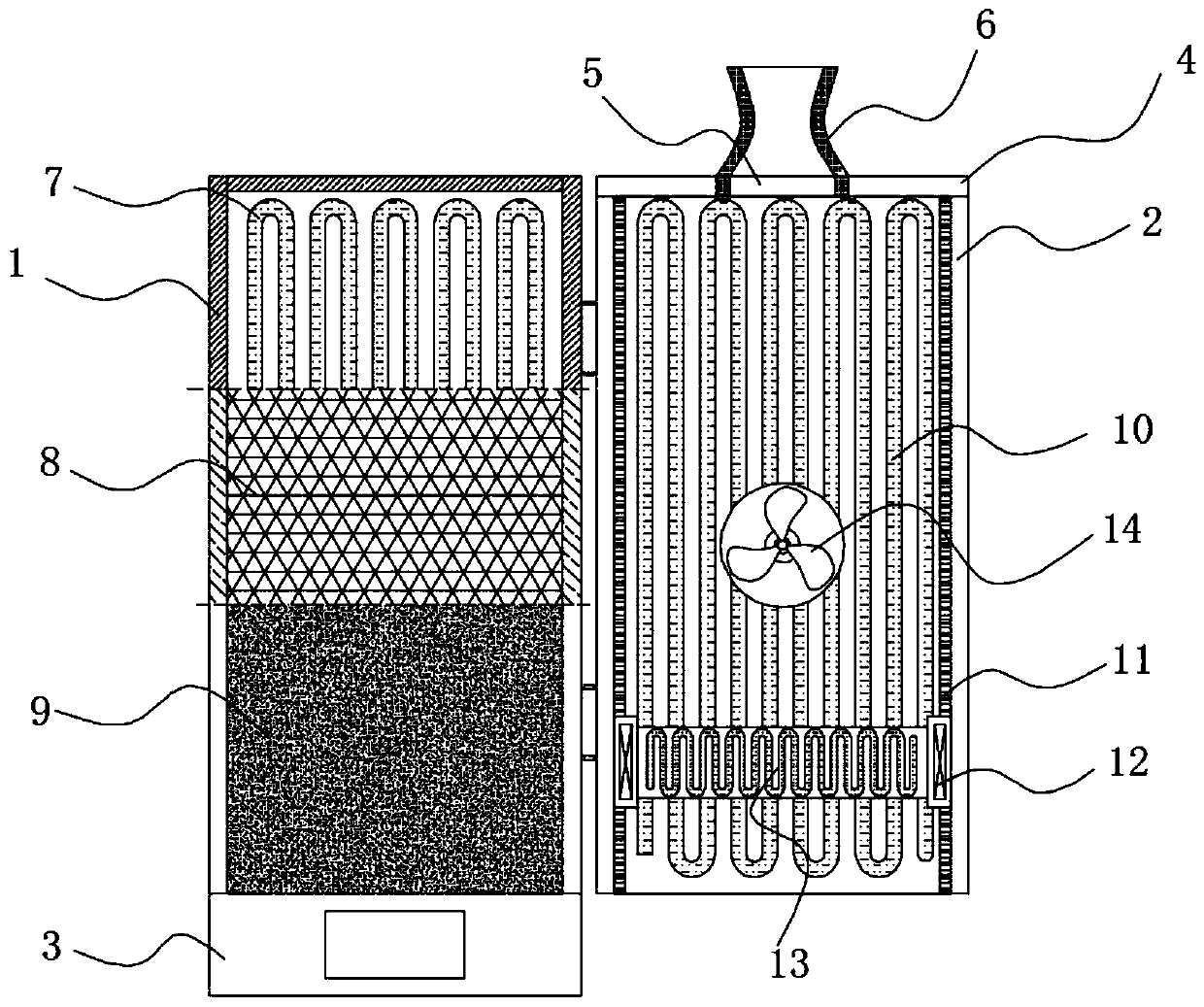 Warm-keeping protection device for large-area burn patient