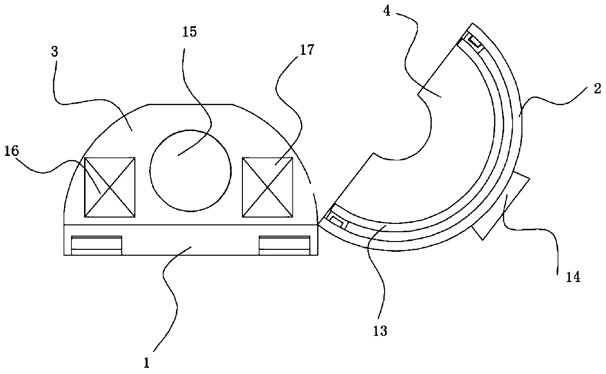 Warm-keeping protection device for large-area burn patient