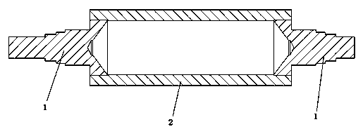 Novel single facer glue spreading roller