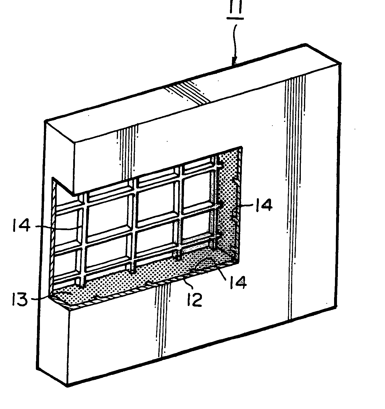 Sound-proof wall made of frp, and method of producing the same