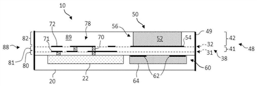 Semiconductor device with embedded magnetic flux concentrator