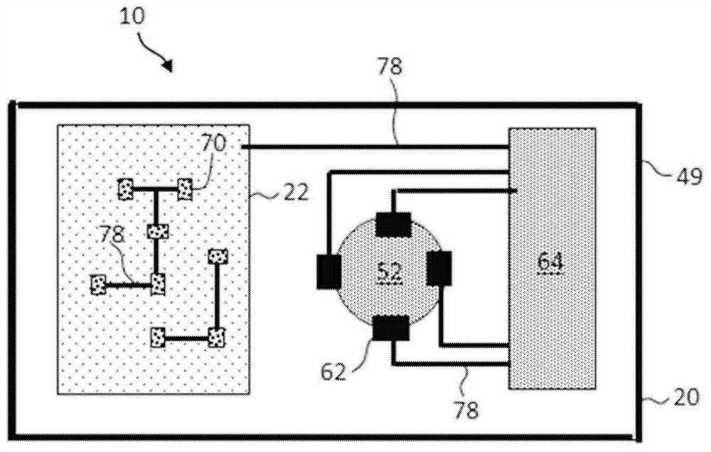 Semiconductor device with embedded magnetic flux concentrator