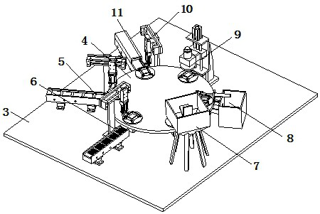 A welding device for alloy block on drill tool stabilizer