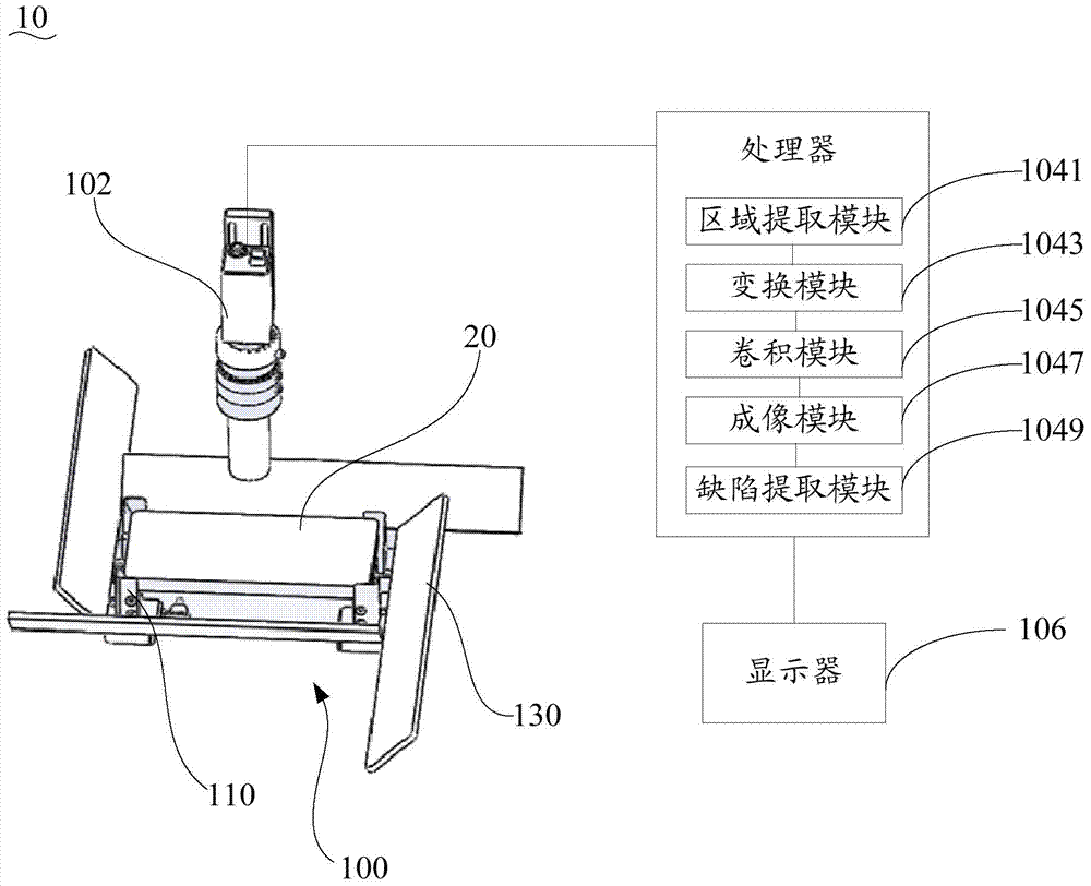 Casing detection device and objective table thereof