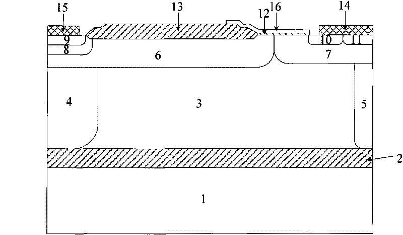 Silicon-on-insulator lateral insulated gate bipolar transistor and process manufacturing method
