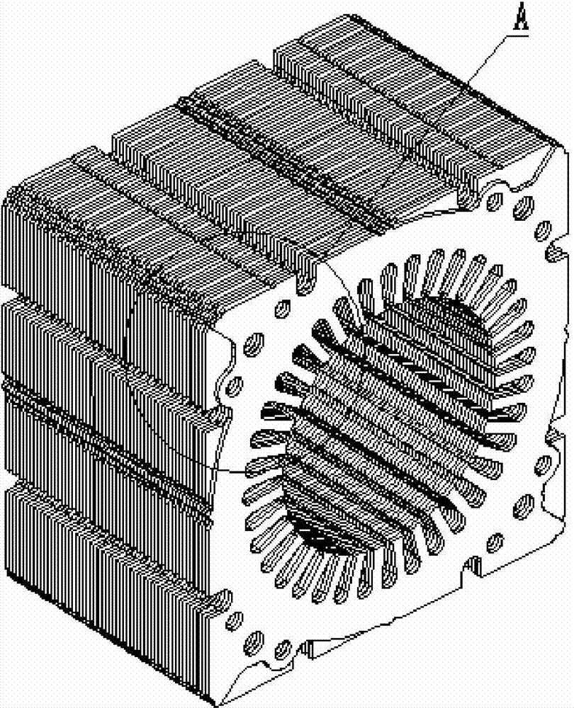 Motor end cap fixed by positioning pins and method