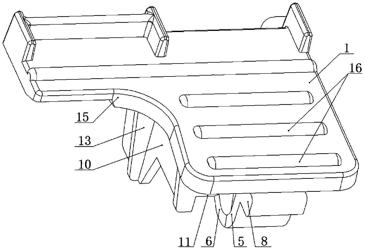 Registered jack pull-out device of case network cable