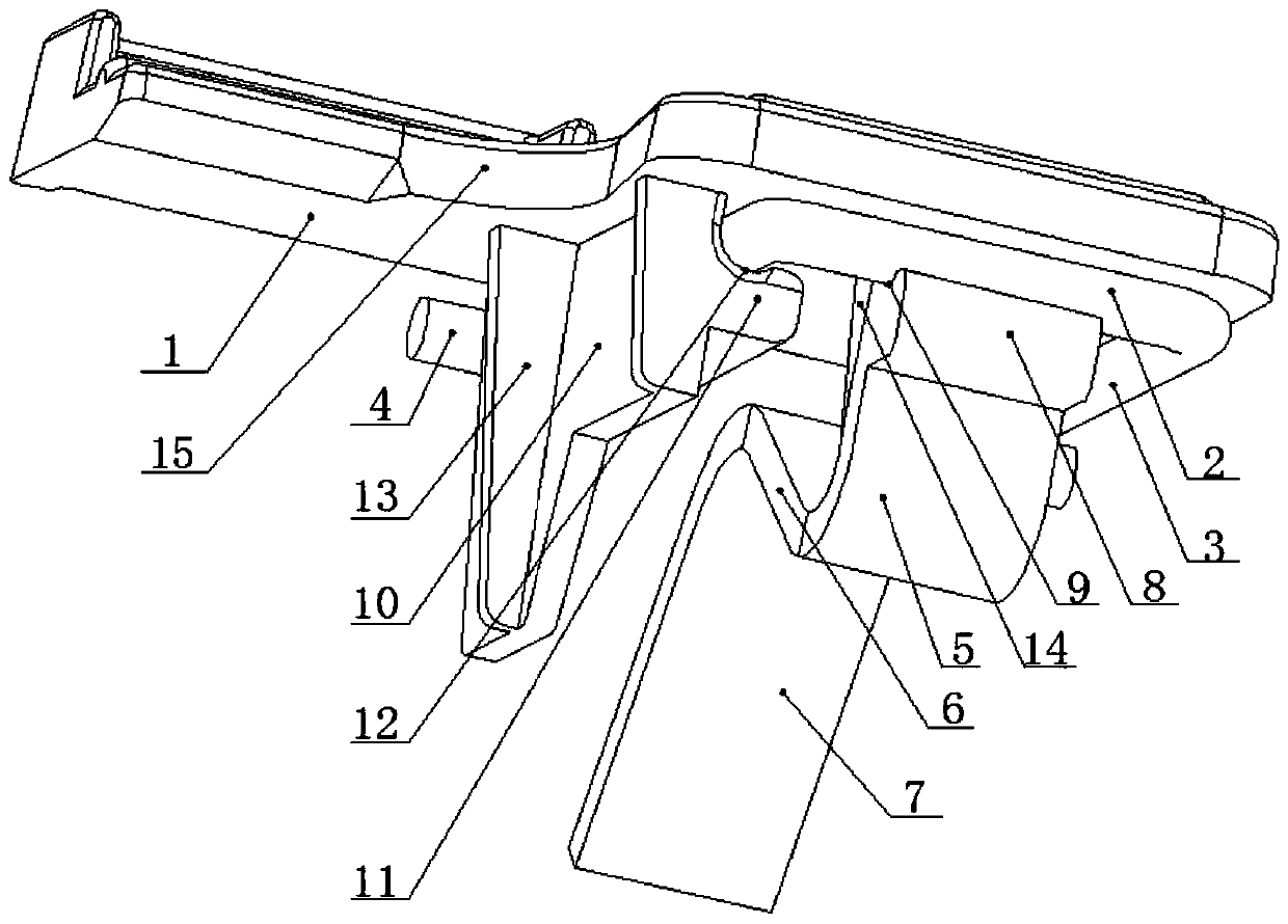 Registered jack pull-out device of case network cable