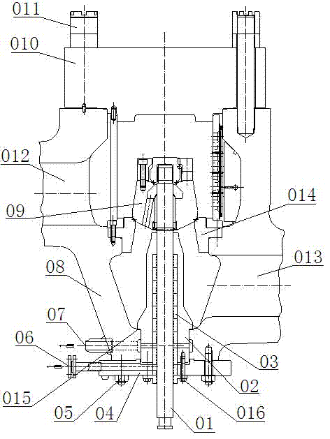 Main steam valve of steam turbine