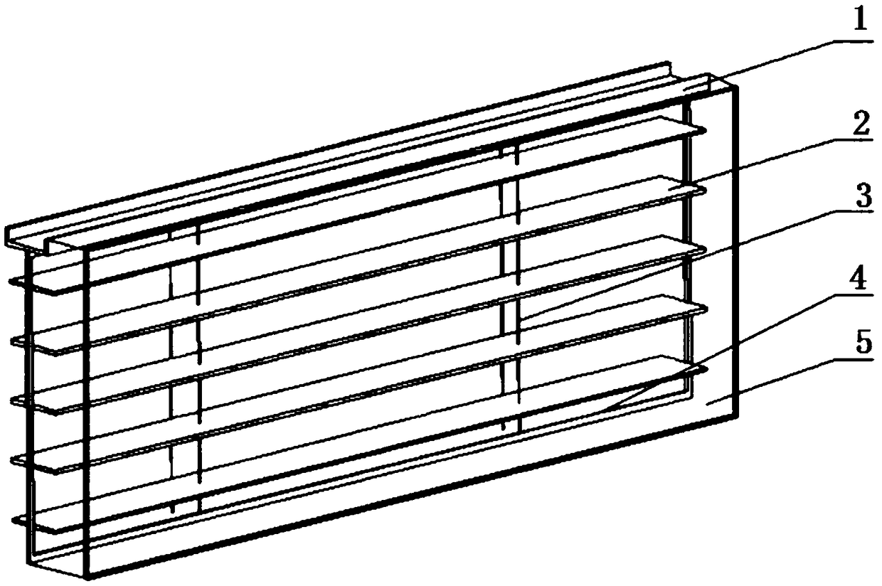 Air purification device for shutters