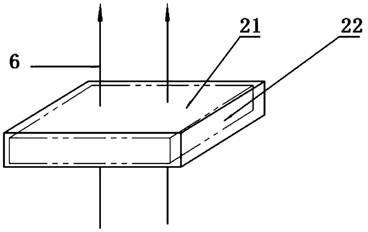 Air purification device for shutters