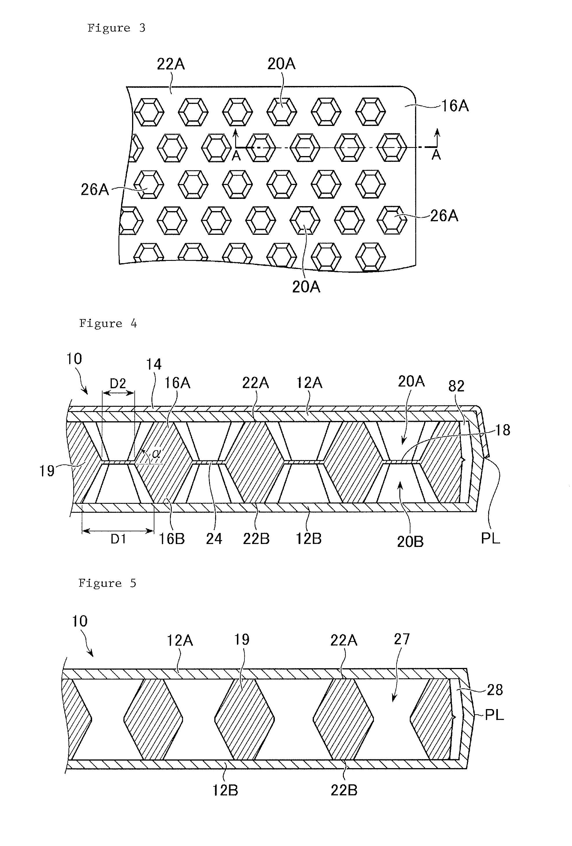 Sandwich panel, method of forming core material for sandwich panel, and method of forming sandwich panel