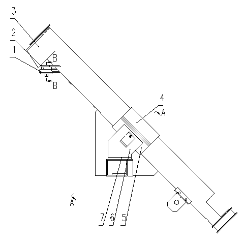 Auger supporting device