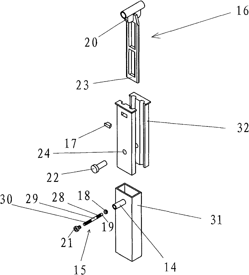 Chair back cushion adjusting support frame