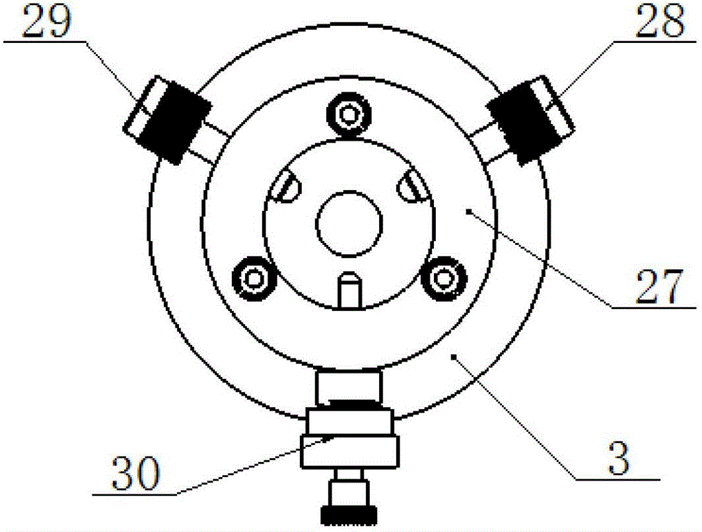 Ultrasonic machining device and machining method for diamond microporous wire-drawing die