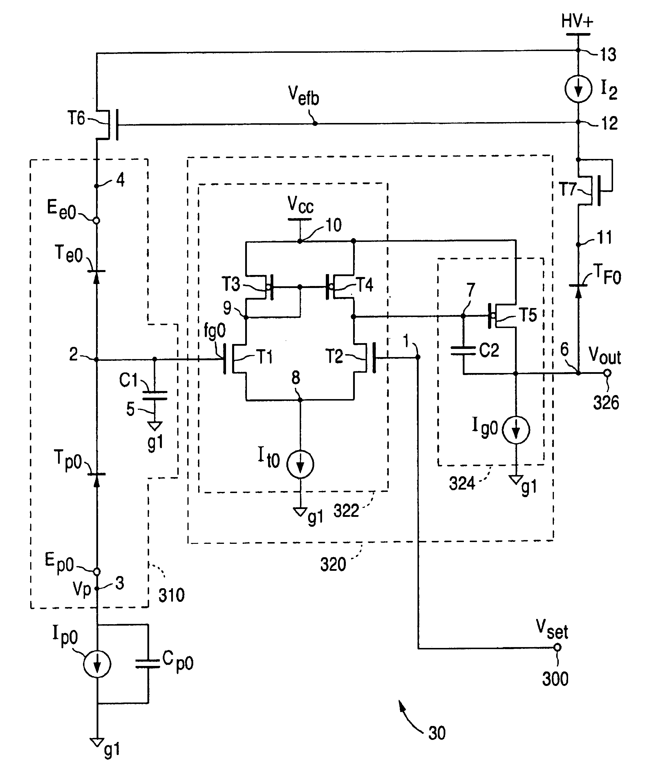 Tunnel device level shift circuit