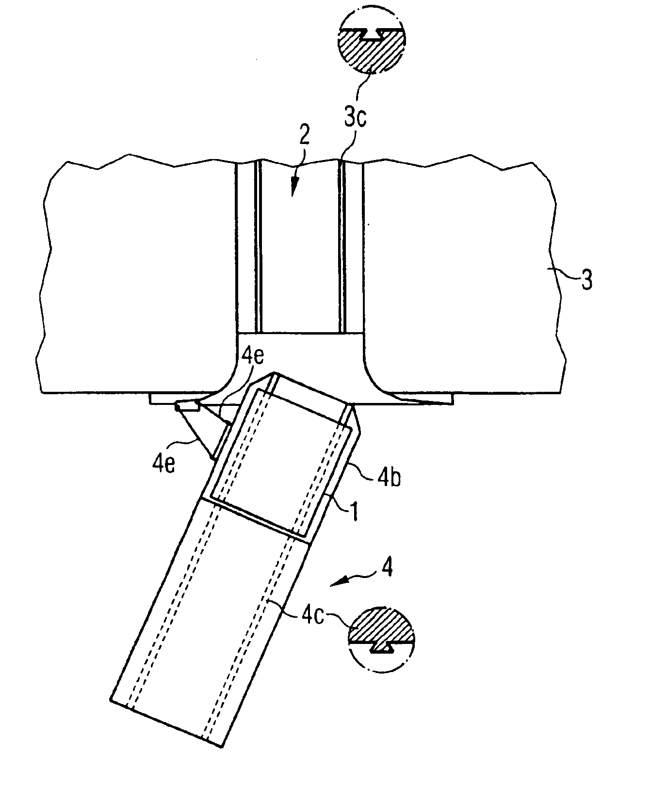 Insertion device for gradient coils of a magnetic resonance apparatus