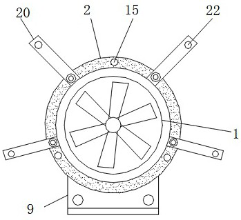 A stainless steel fan that is easy to disassemble