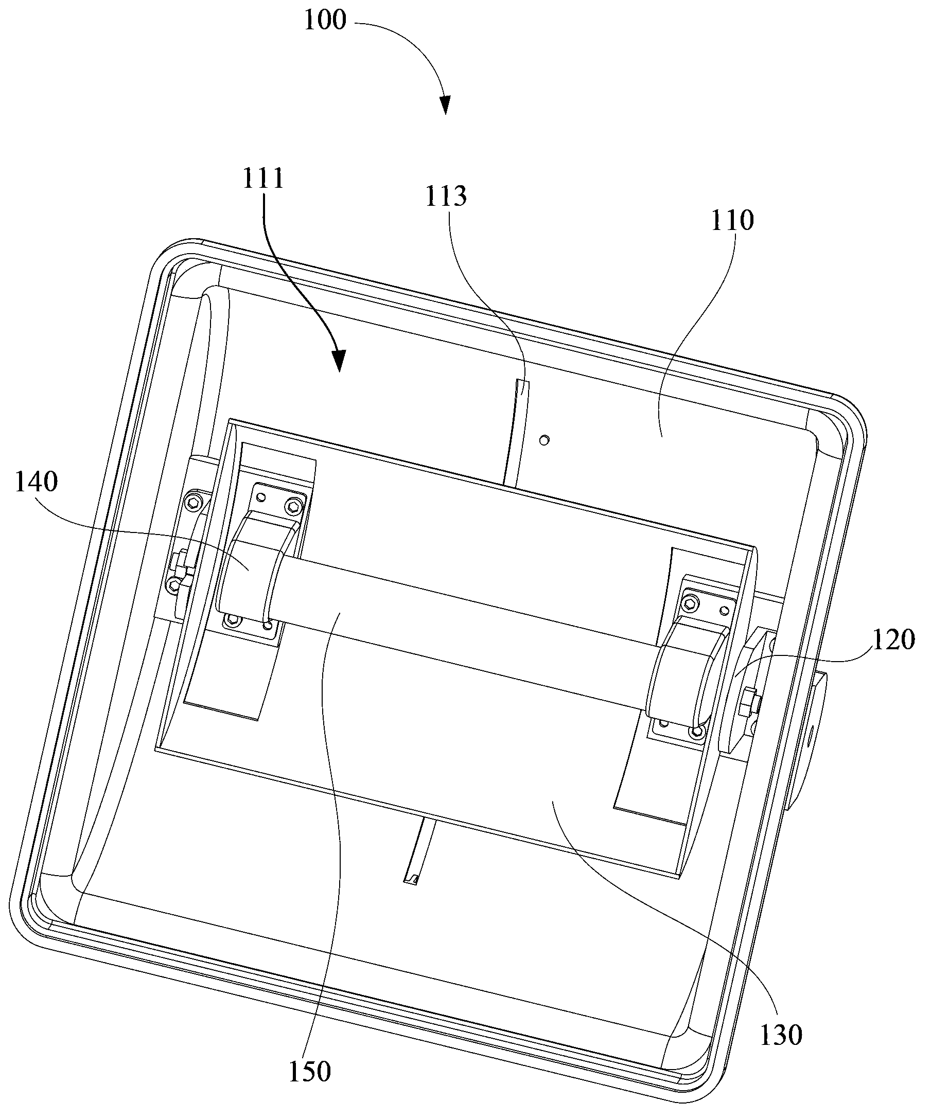 Light source structure and projection lamp with same