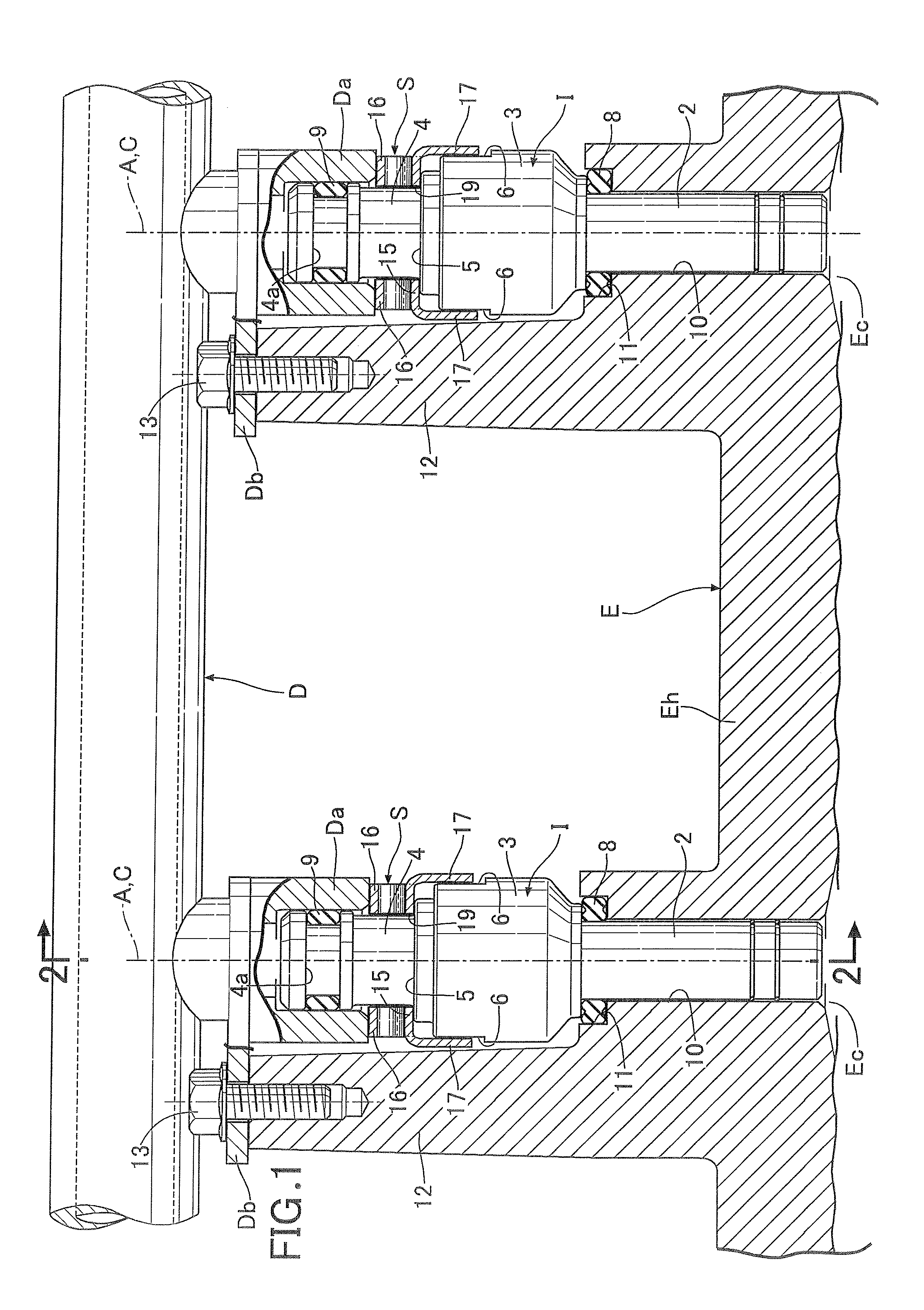 Fuel injection valve supporting structure