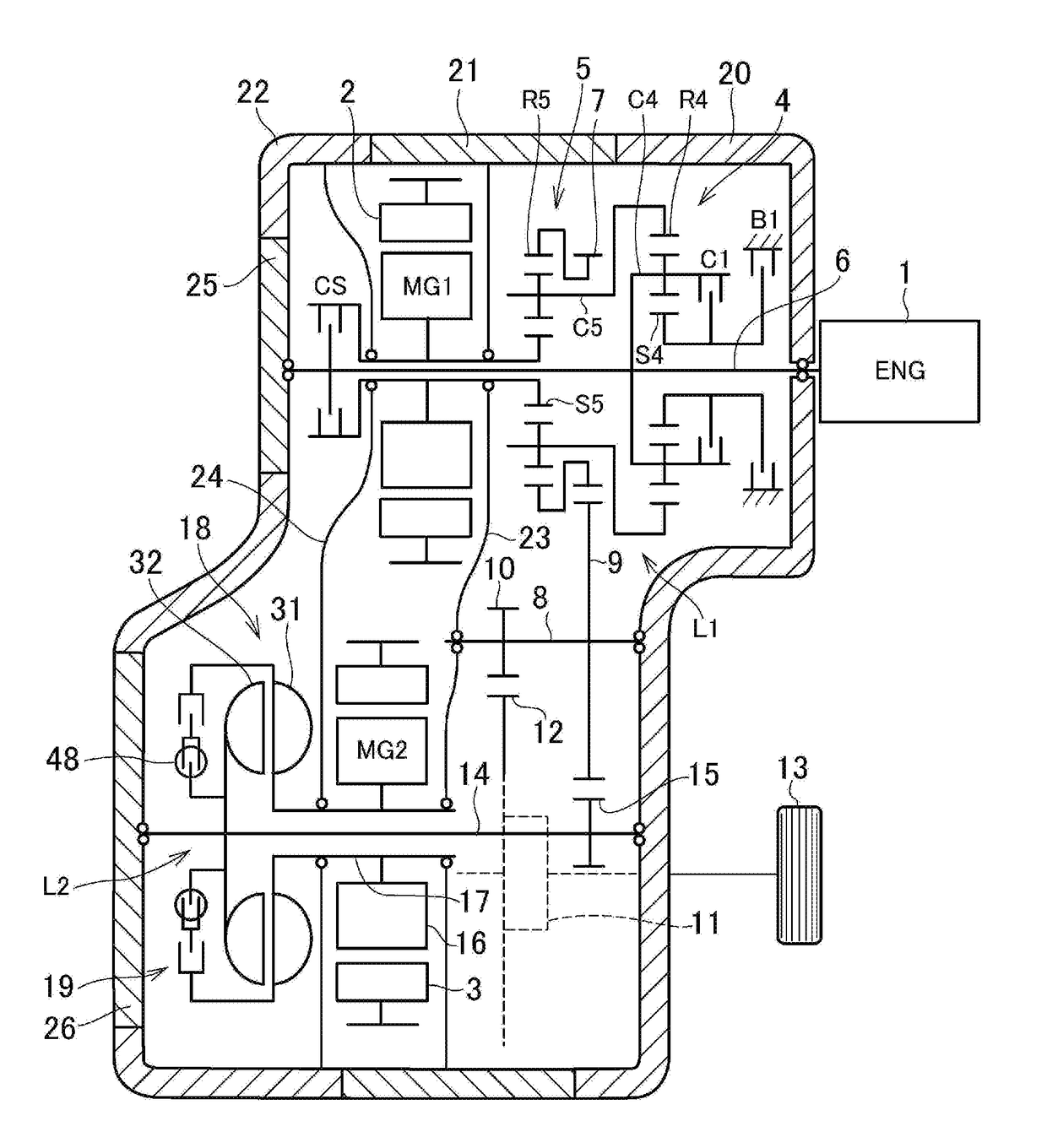 Drive unit for vehicles