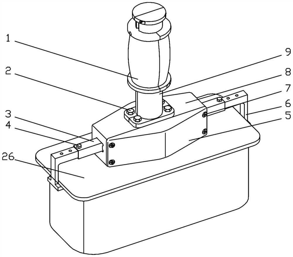 A box handling fixture