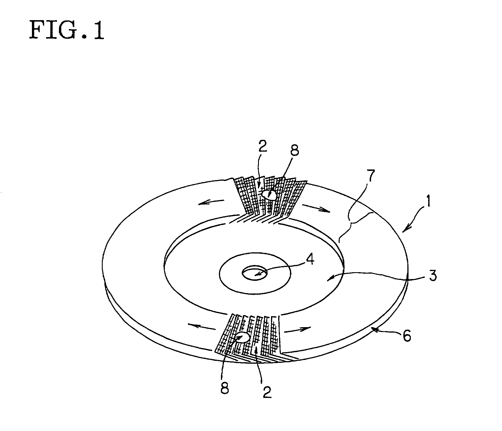 Soft polishing disc with holes and method of manufacturing the same