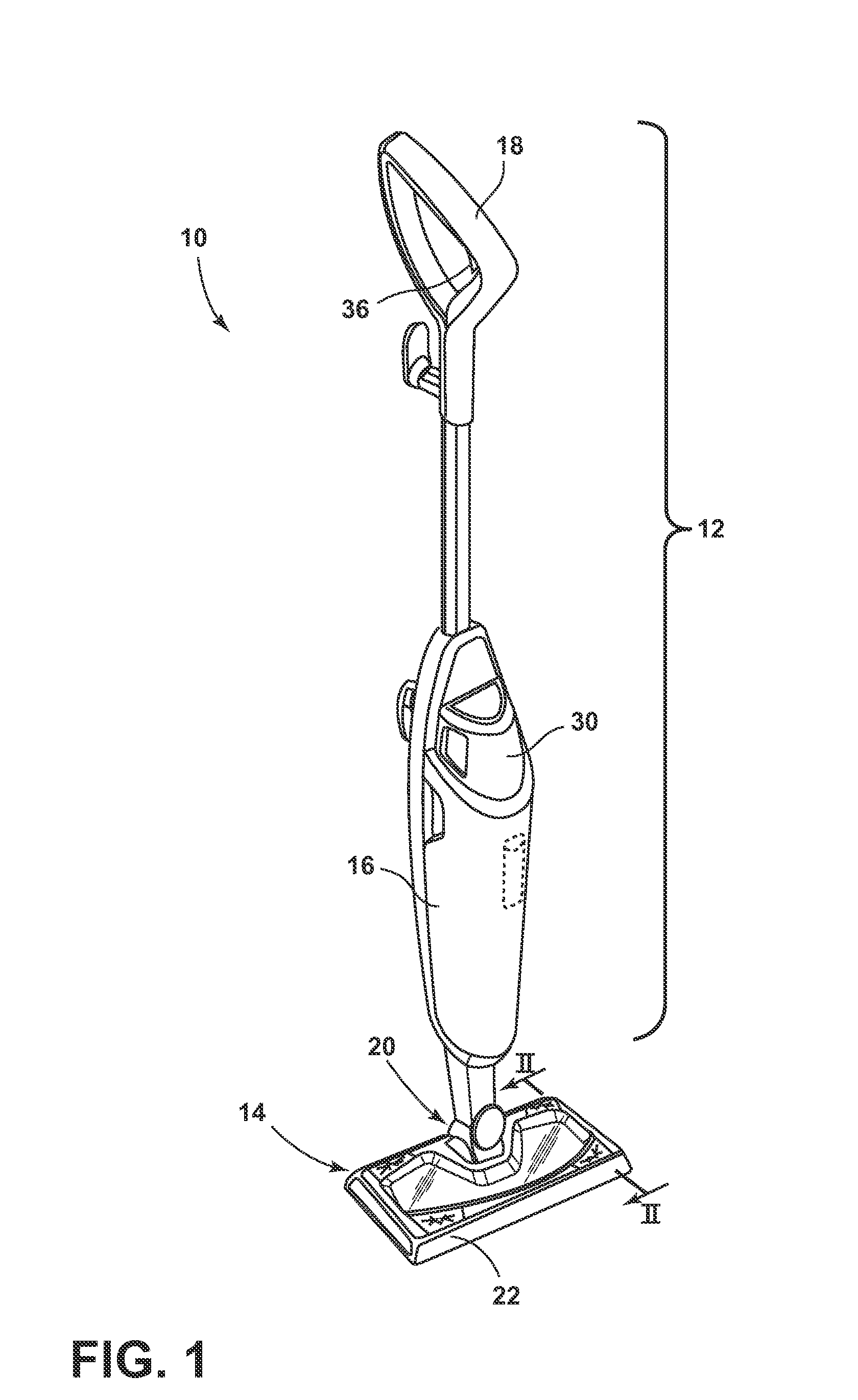 Cleaning pad with visually discernible indicator, steam mop and method
